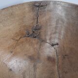 Ancient peulh calabash african art primitive arts vintage / africa / mid-century