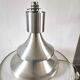 Pied de lampe en aluminium design années 70