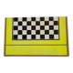 Vintage wooden checkers and backgammon set