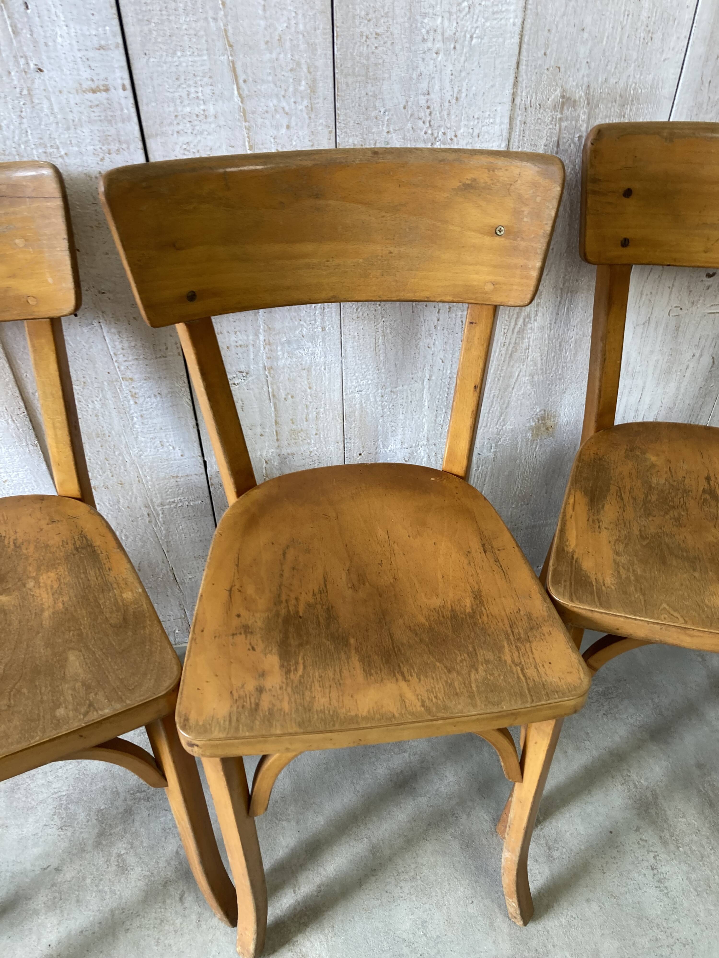 Série de 5 chaises Baumann
