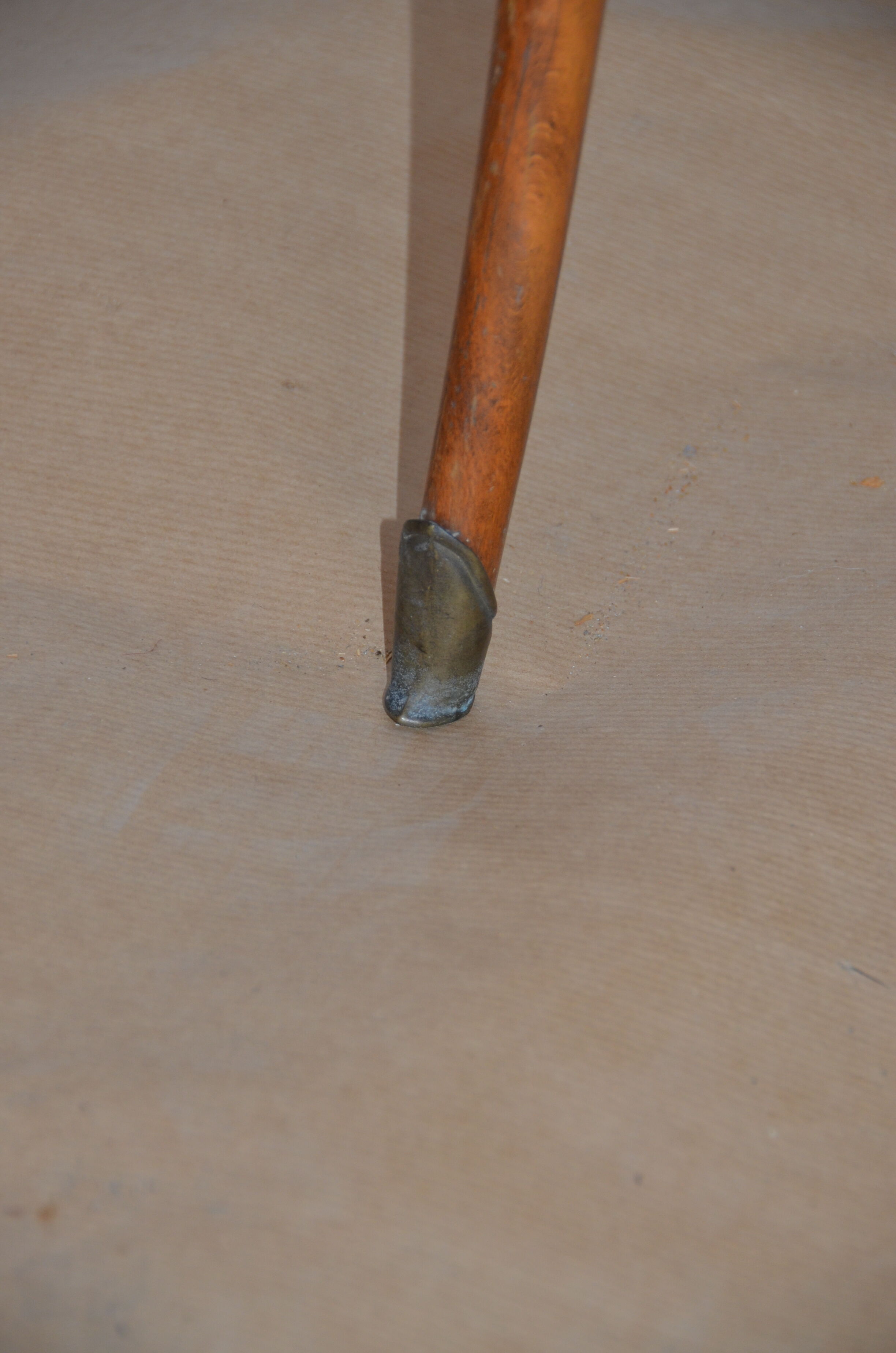 Series of six wooden chairs