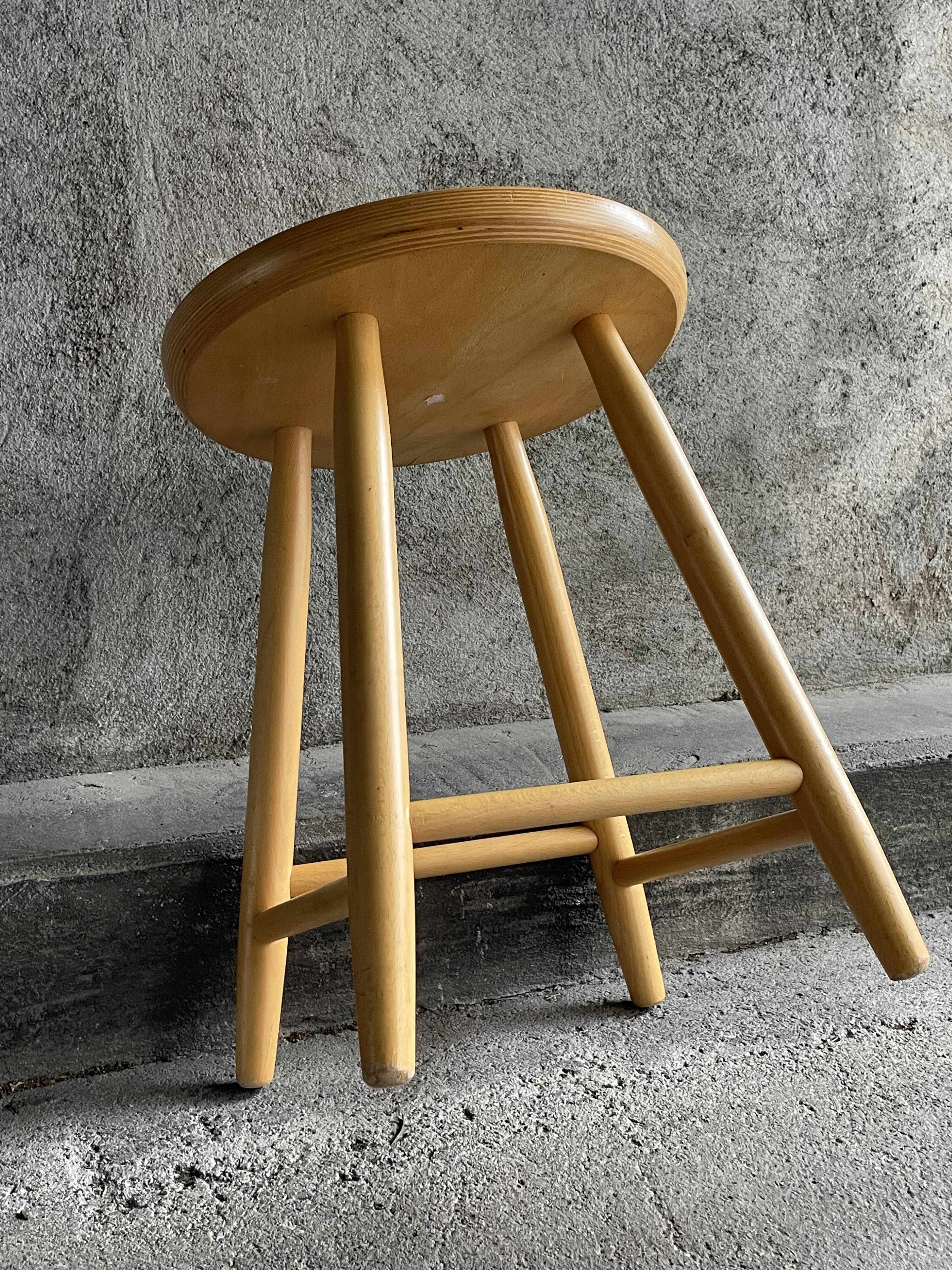 Vintage Scandinavian stool, 1960s