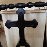 Prie dieu bois noir Napoleon lll