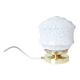 White Clichy glass table lamp