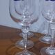 Very Nice Set of 6 Berghoff Crystal Wine Glasses