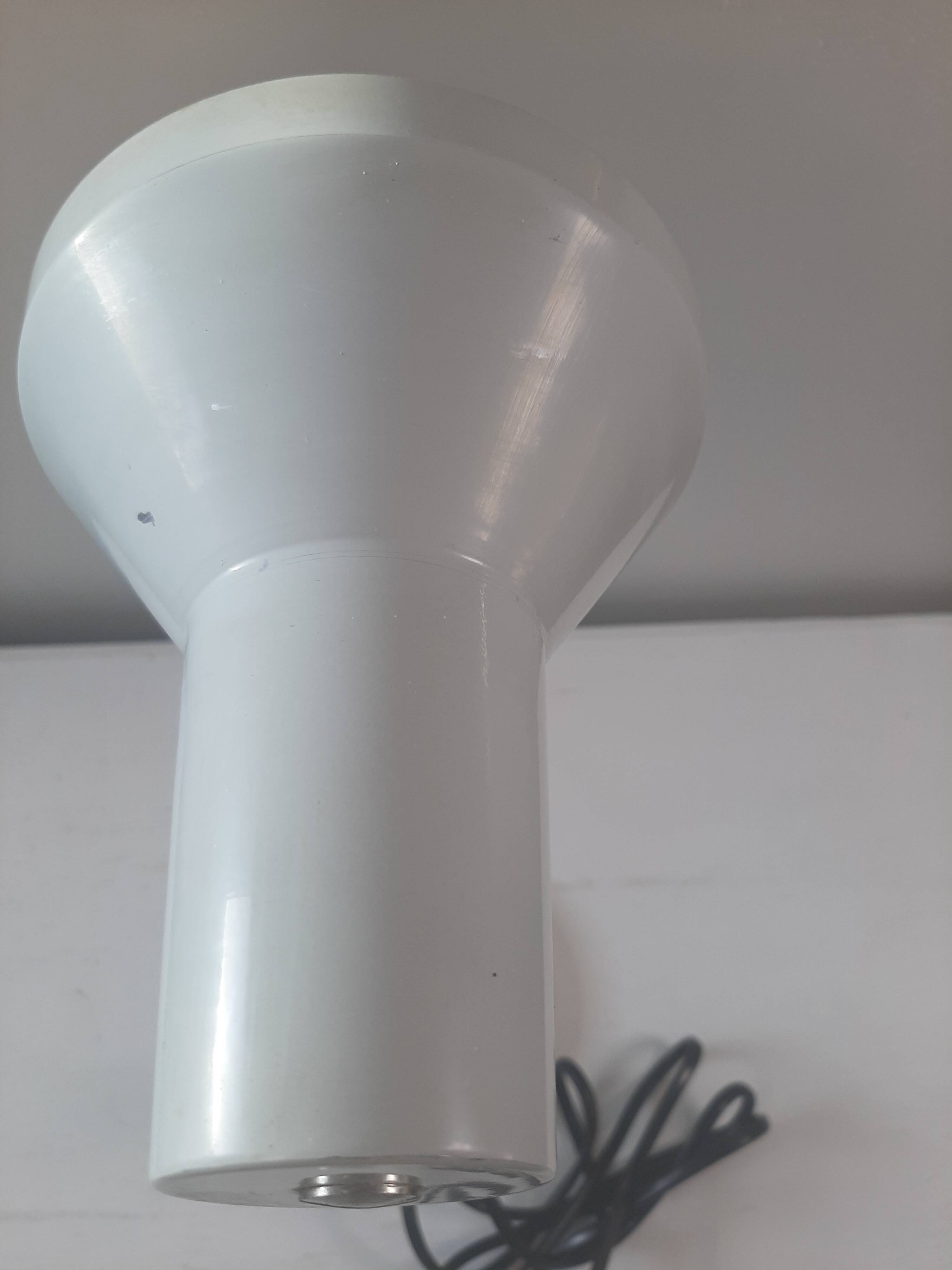 Vintage grey metal desk lamp