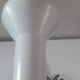 Lampe de bureau vintage en métal gris