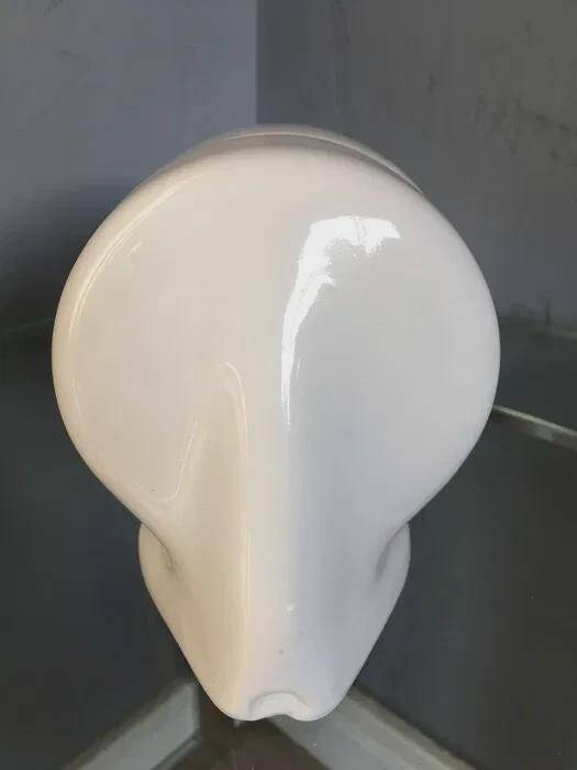 Wilhelm Wagenfeld for Lindner 6077 wall light, opaline glass, 1950s