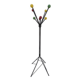 Portemanteau perroquet à boules colorées, 1950