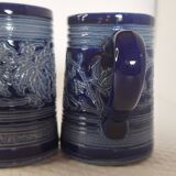 Cups in alsacian gre numbered and signed