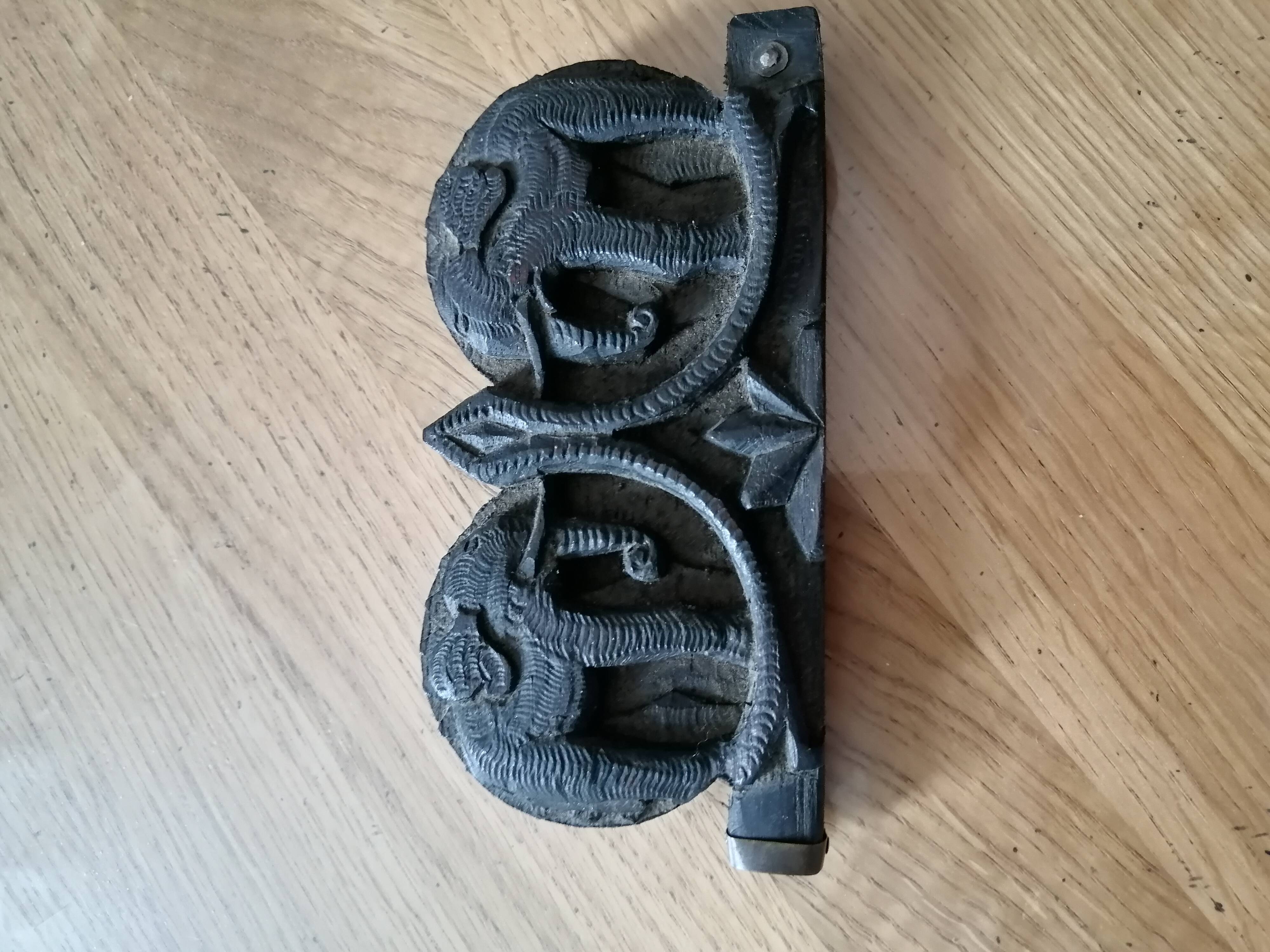 Opium scale in burma wooden box