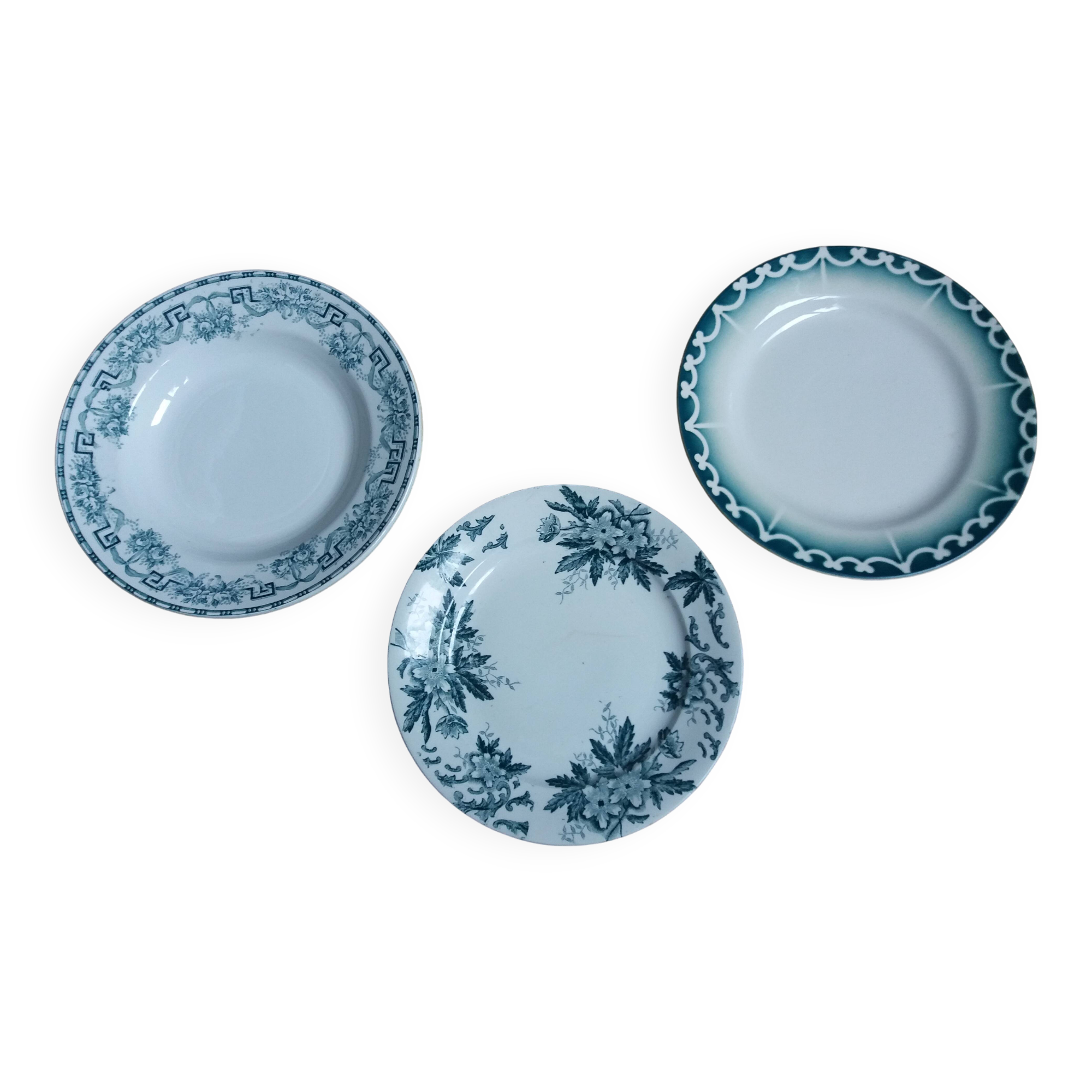 Digoin Plates, Moulin des Loups and Hamage, Saint Amand