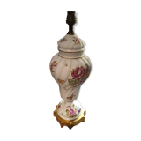 Shiny porcelain lamp hectic décor