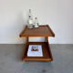 Vintage Danish bar trolley in teak