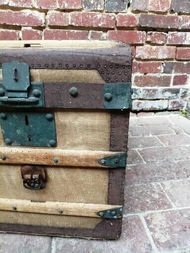 Coffre de voyage debut du siecle origine france paris