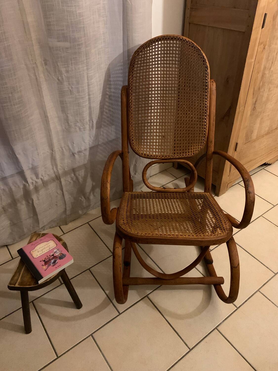 Thonet style rocking chair