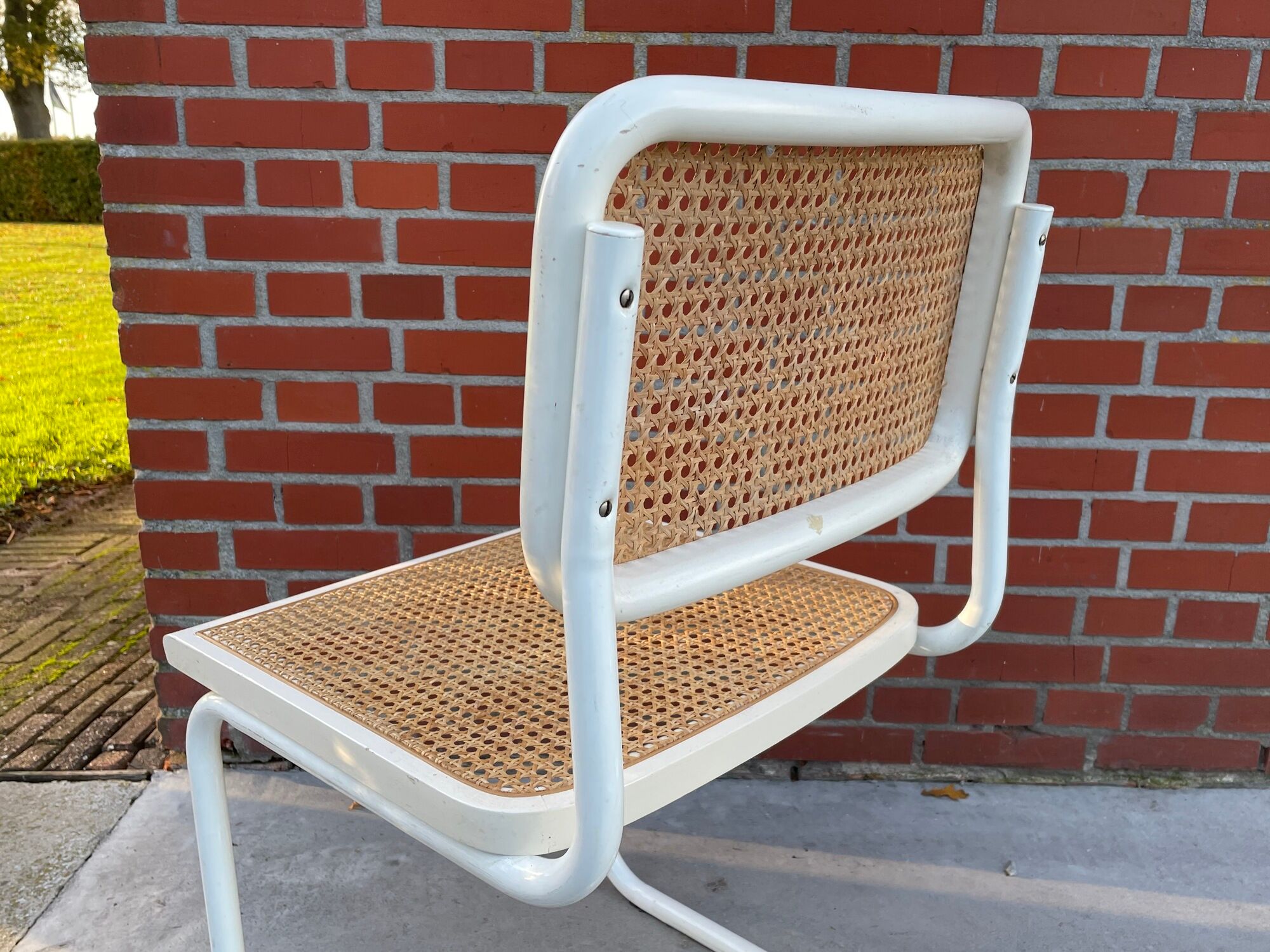 Suite of 4 chairs Cesca by Marcel Breuer made in Italy