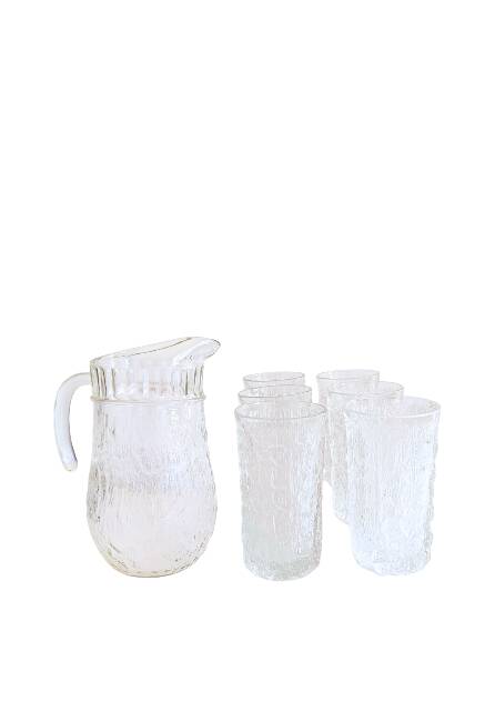 Service à boissons vintage Italien Borgonovo "Nevada" – 7 pièces