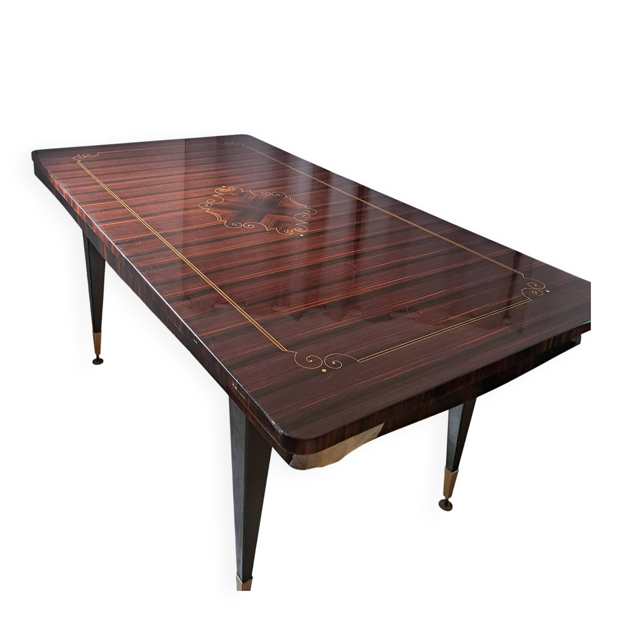 rosewood veneered table from the 1960s
