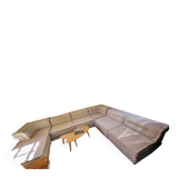 Mah Jong sofa by Roche Bobois in beige by Hans Hopfer, set of 7 modules.