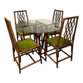 Rattan table and chairs