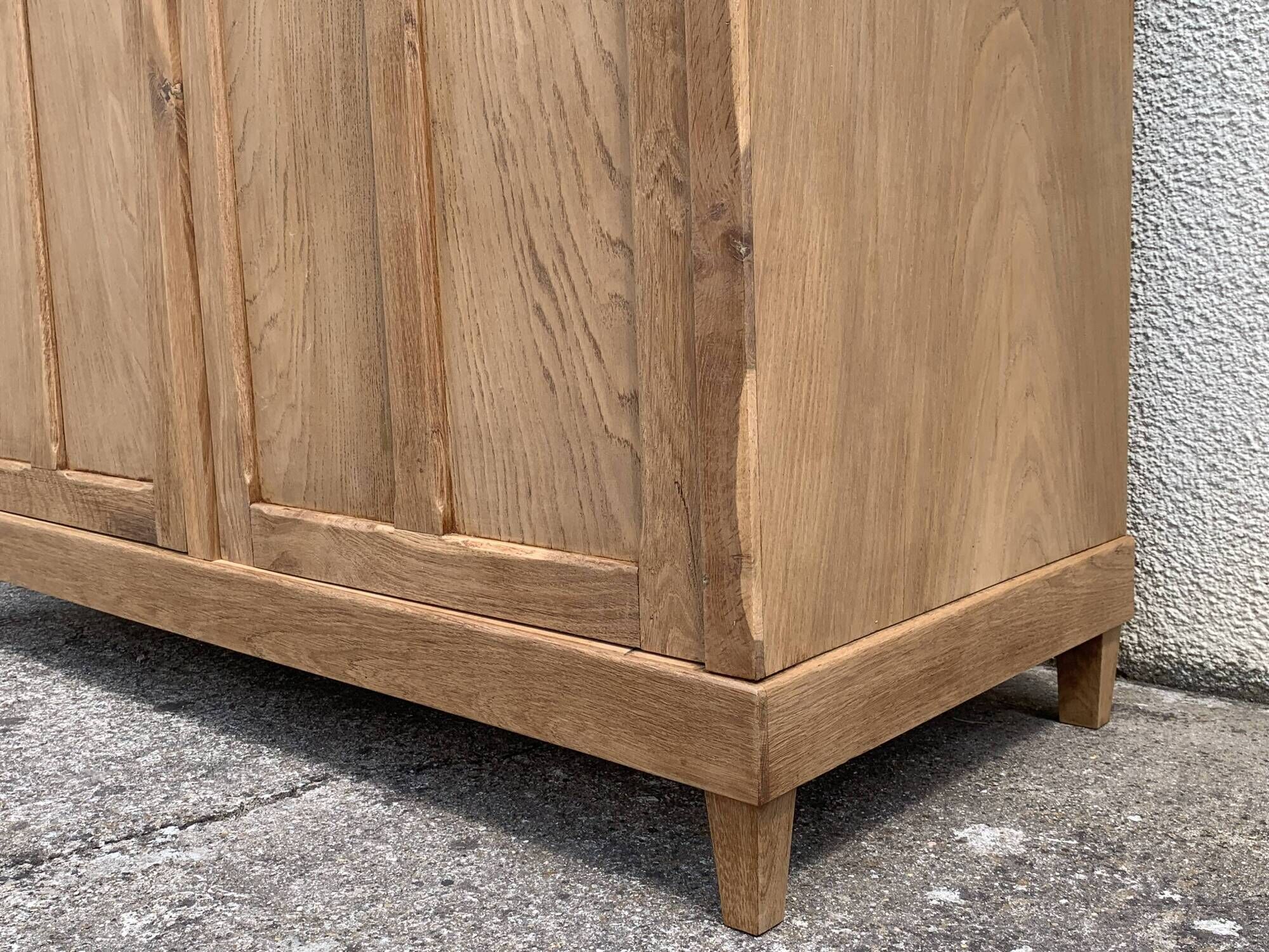 Armoire parisienne art déco 1930 penderie démontable bois brut