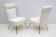 Paire de petits fauteuils Gigi Radice Mid-century Modern Boucle par Minotti 50