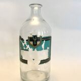Pharmacy bottles 1900, glass and label