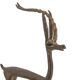 Pair of brass gazelles or antelopes, 50s