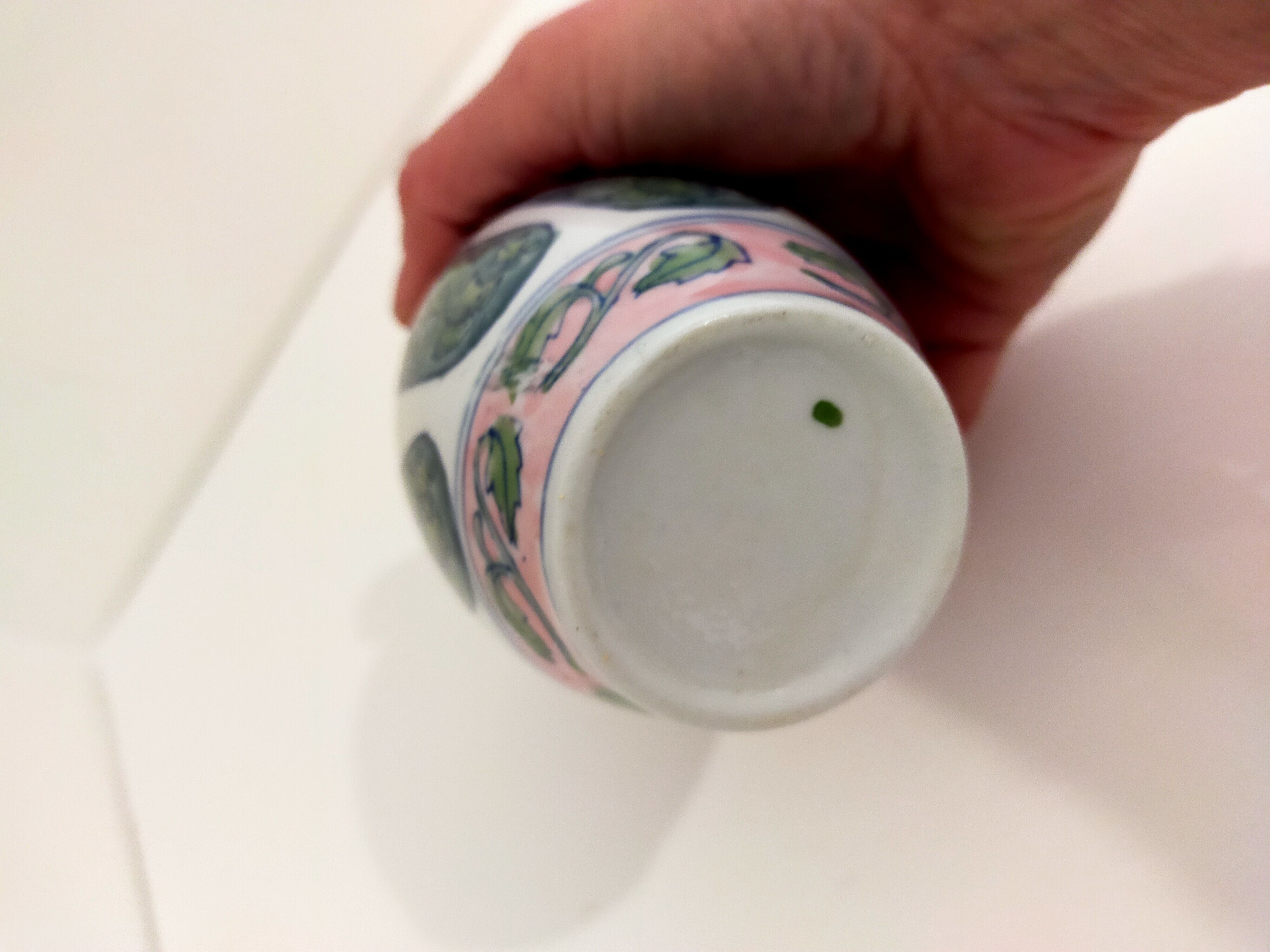 Chinese style porcelain vase