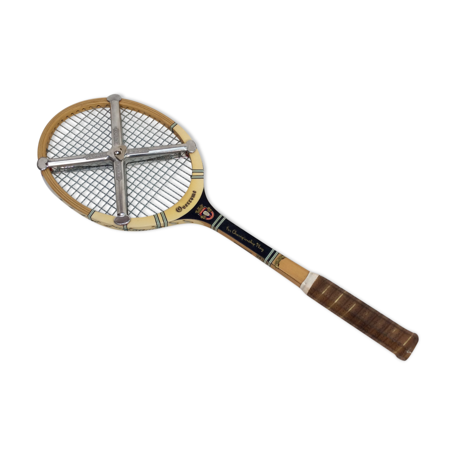 Vintage tennis racket signed