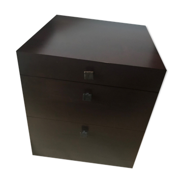 Sycamore Printer Cabinet with Solid Beech Drawer by Philippe Hurel