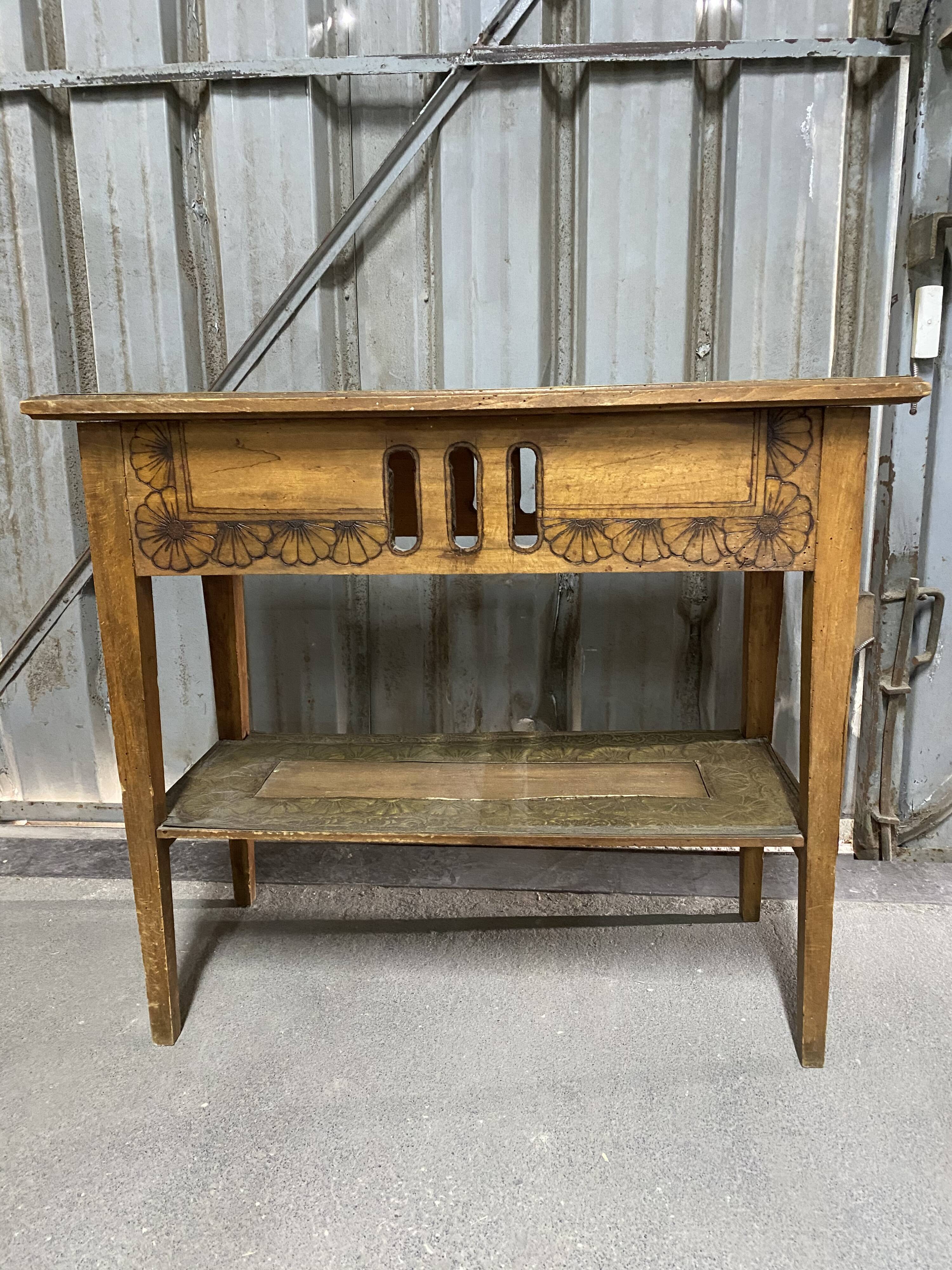 Console art nouveau arts and crafts