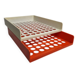 Set of 2 mail baskets designed by Roger Tallon, 1970s