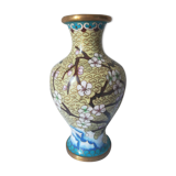 Enameled vase