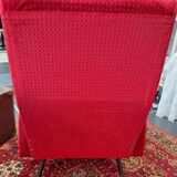 1950s red armchair