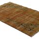 ONE-OF-A-KIND TURKISH HANDWOVEN VINTAGE RUG - RUSTIC VINTAGE CHARM 210X 124