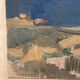 Original Swedish Oil on Panel - "Water Landscape" by Leo Janis - Signed - Vintage and Framed - 59 × 49 cm (23.2" × 19.2")