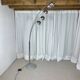 Arc floor lamp with wooden base and 5 lights Agemob MCM style