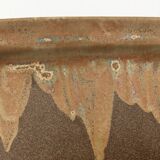 Rectangular DENBAC flamed stoneware tray, early 20th century