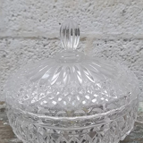 Pressed molded glass bowl