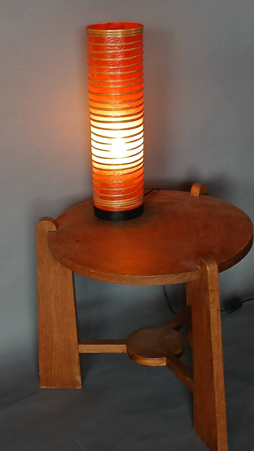 Fibreglass lamp from the 50s/60s.