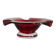 Cendrier en Verre Rouge du Milieu du Siècle, Italie, 1970s