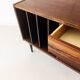 Buffet en bois 3 tiroirs et range vinyles, Danemark 1970