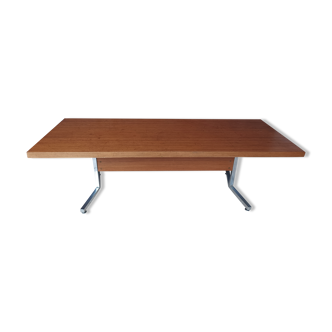 Table vintage 1960-1970 en acajou