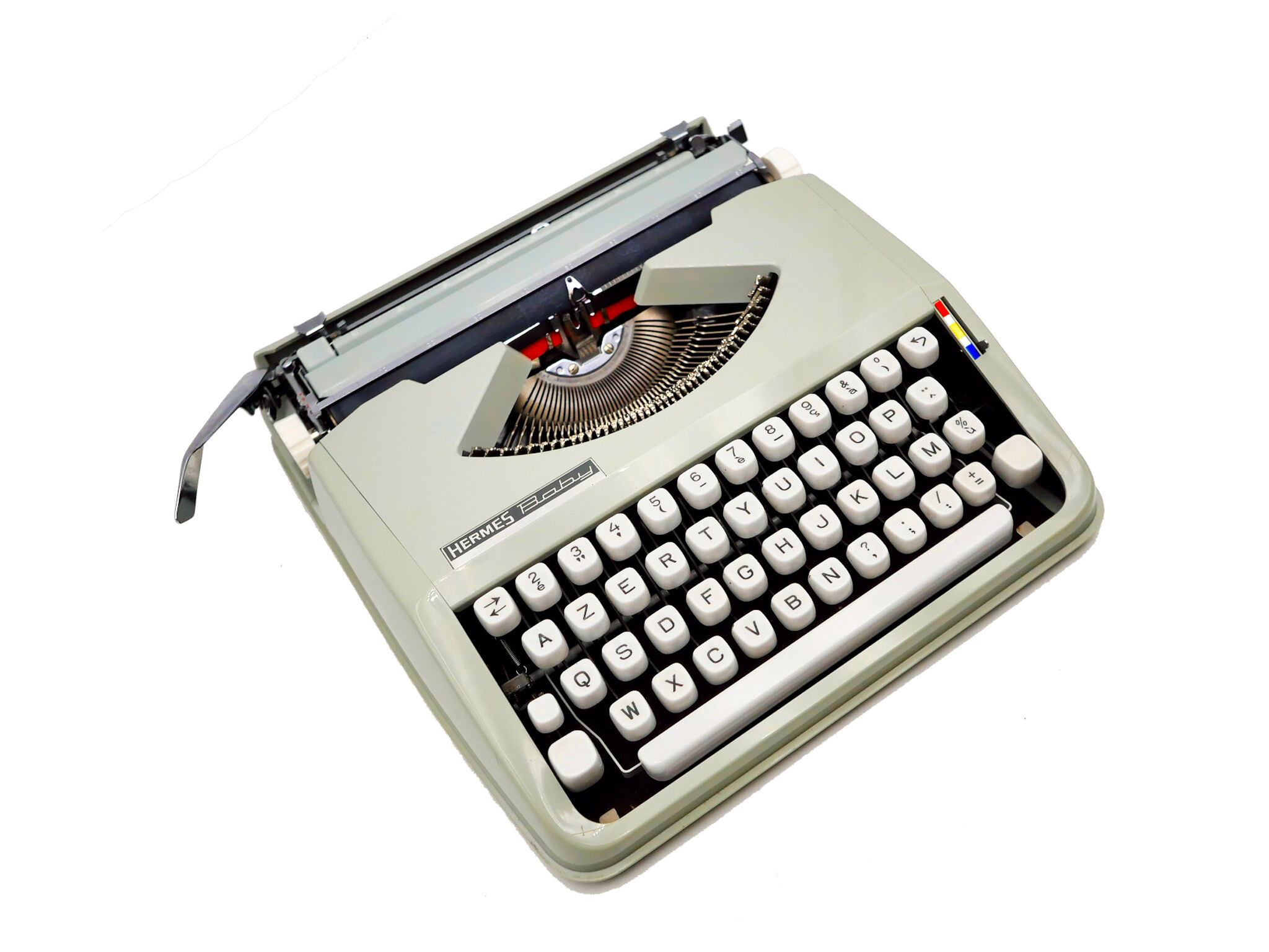 Hermes Baby Typewriter Green Linden Revised Ribbon New
