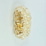 Applique murale en verre bullé du milieu du siècle par Helena Tynell pour Limburg, années 1960