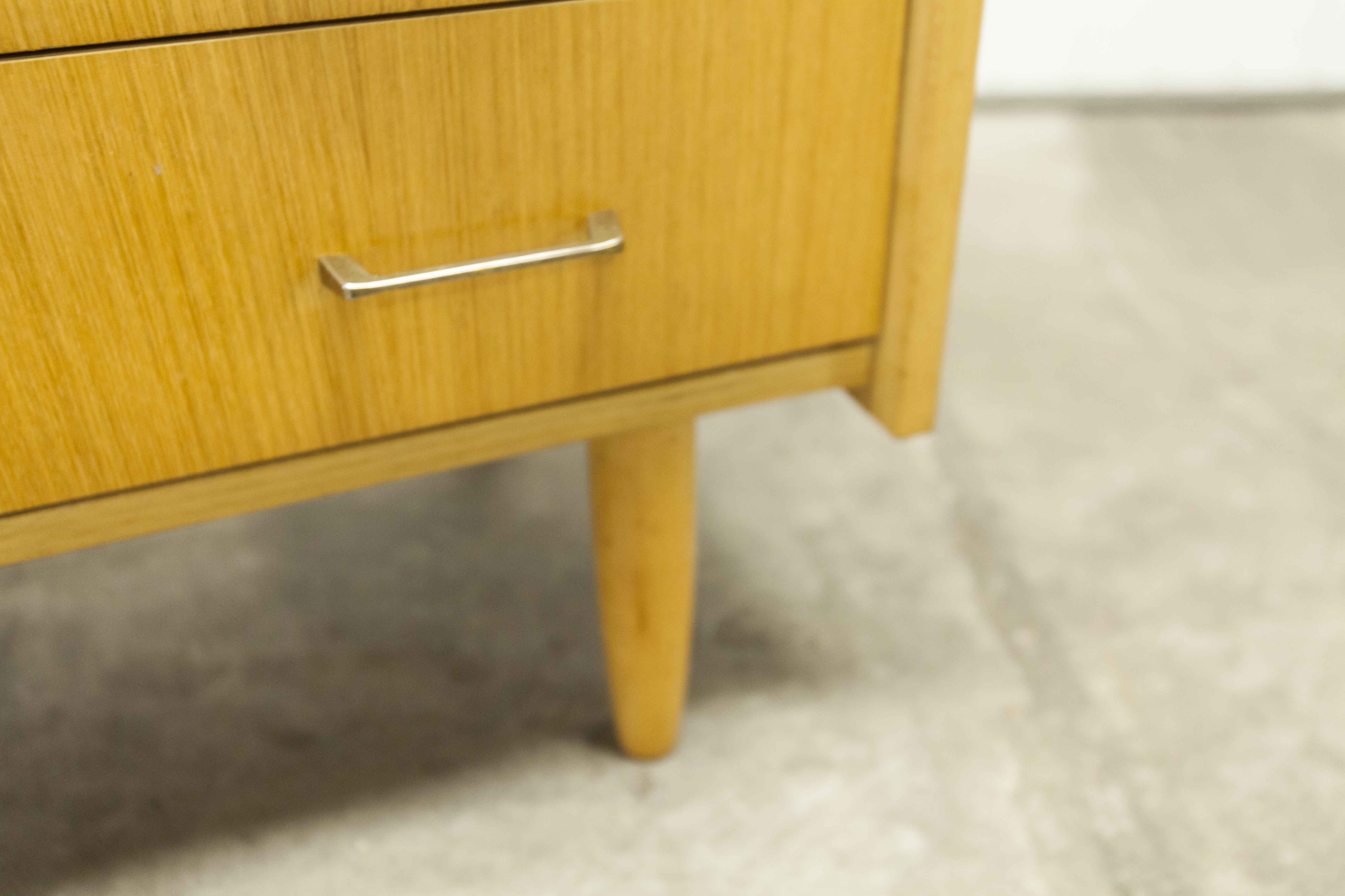 Commode scandinave  4 tiroirs 1990 couleur miel