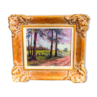 Tableau "Paysage forestier"