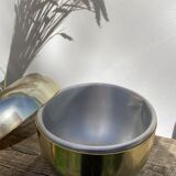 Golden apple ice bucket 1970 vintage fruit